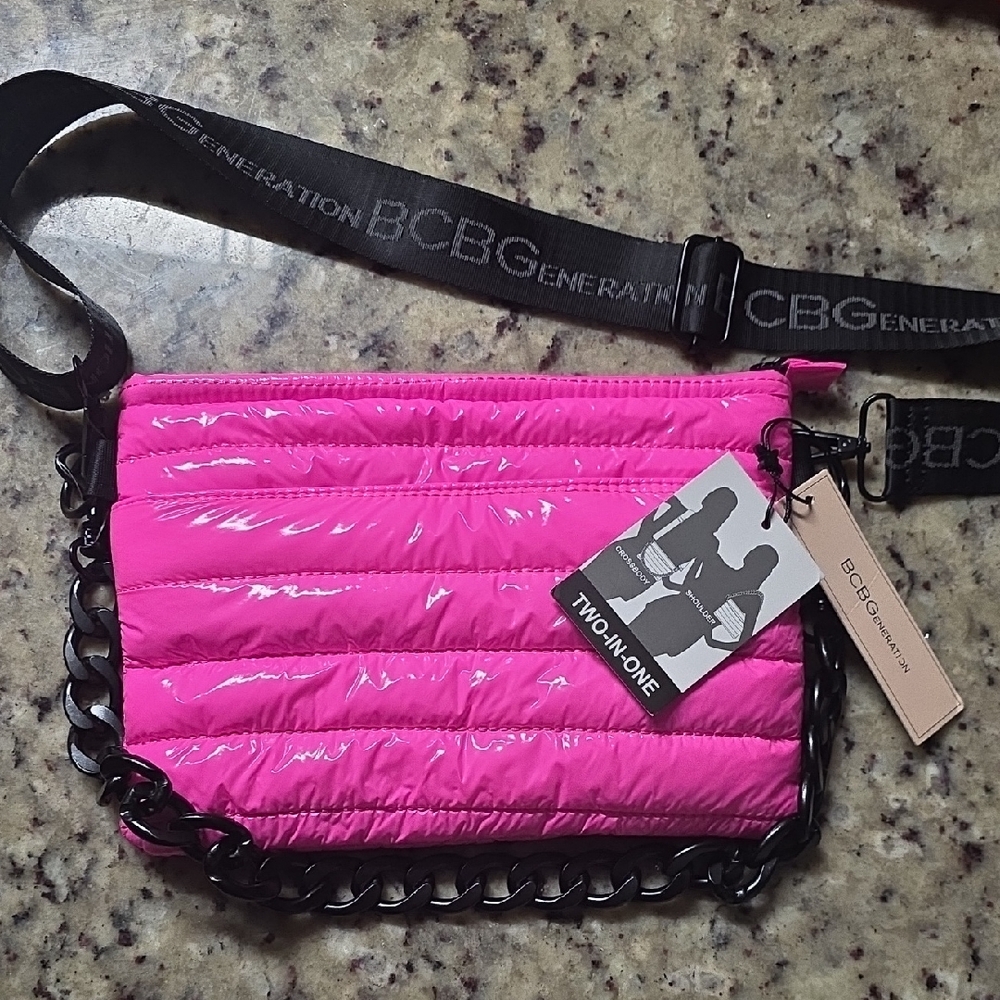 BCBGeneration Pink Crossbody Bag